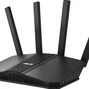 ASUS - RT-BE82U BE6500 Dual-Band Wi-Fi 7 Router - Black