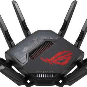 ASUS - ROG Rapture GT-BE98 Pro BE30000 Quad-Band Wi-Fi 7 Gaming Router - Black