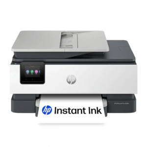 Refurbished: HP OfficeJet Pro 8125e Wireless AI-Enabled All-in-One Inkjet Printer - White (Includes 4 Months Instant Ink)
