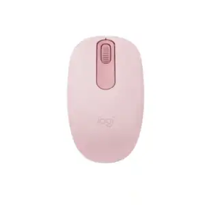 Logitech - M196 Lightweight Bluetooth Wireless Optical Mouse Compact 3-Button Ambidextrous Mouse with Smooth Tracking - Wireless - Rose